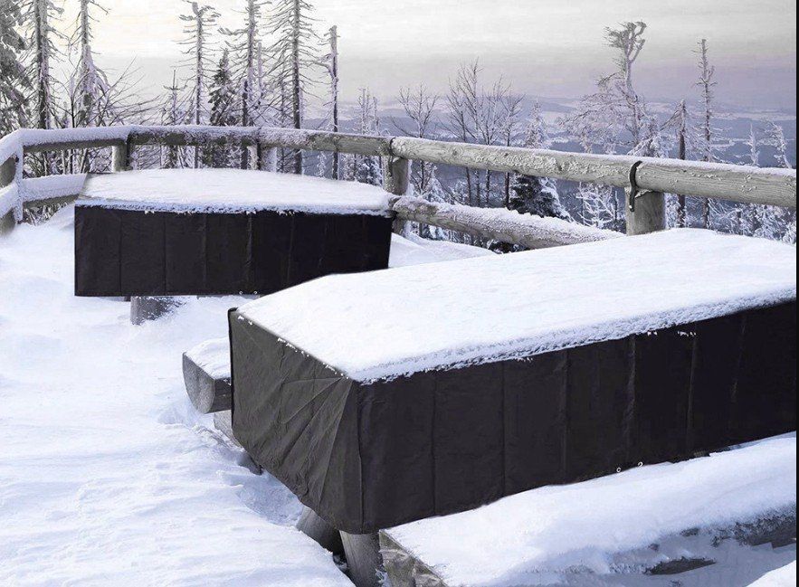 Cover & Protezioni schermo: Gartentisch Abdeckung Schutzhülle Gartenmöbel Abdeckplane – Nuovo (secondo la descrizione) da Kirchdorf AG venduto da Apost008 4