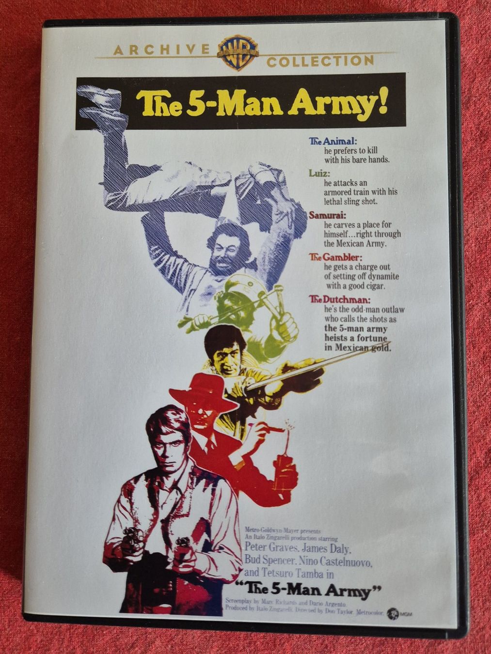 Tutti i DVDs: The 5-Man Army! / Peter Graves / UK-Import – Usato da Chur venduto da dluli