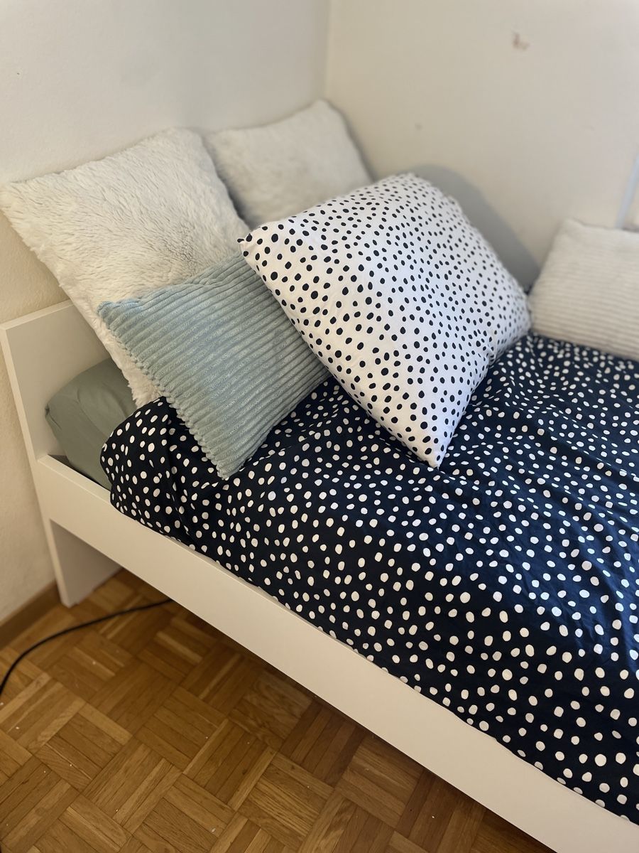 Ikea Letti: Komplett weißes Bett – Nuovo (secondo la descrizione) da Zürich venduto da aym_ls25 6