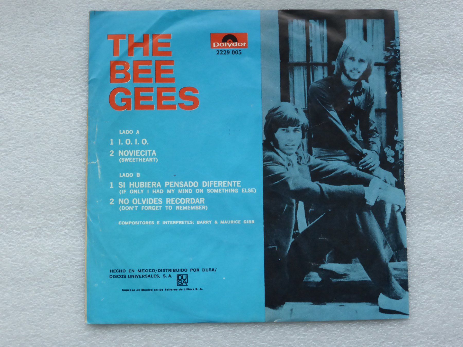 Dischi in vinile: Vinyl Single   EP  THE BEE GEES – Usato da Küssnacht am Rigi venduto da Mondkinder 3