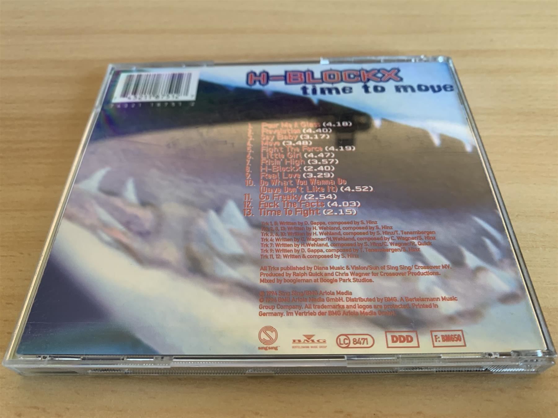 CD: H-Blockx – Time To Move – Usato da Rikon im Tösstal venduto da Alpenmutz 1