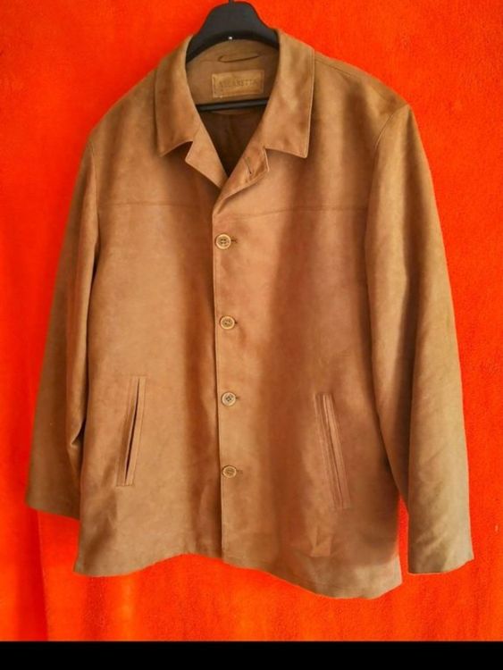 Manteau en Coton Homme Doublee Polaire Grande Taille Blouson Veste À