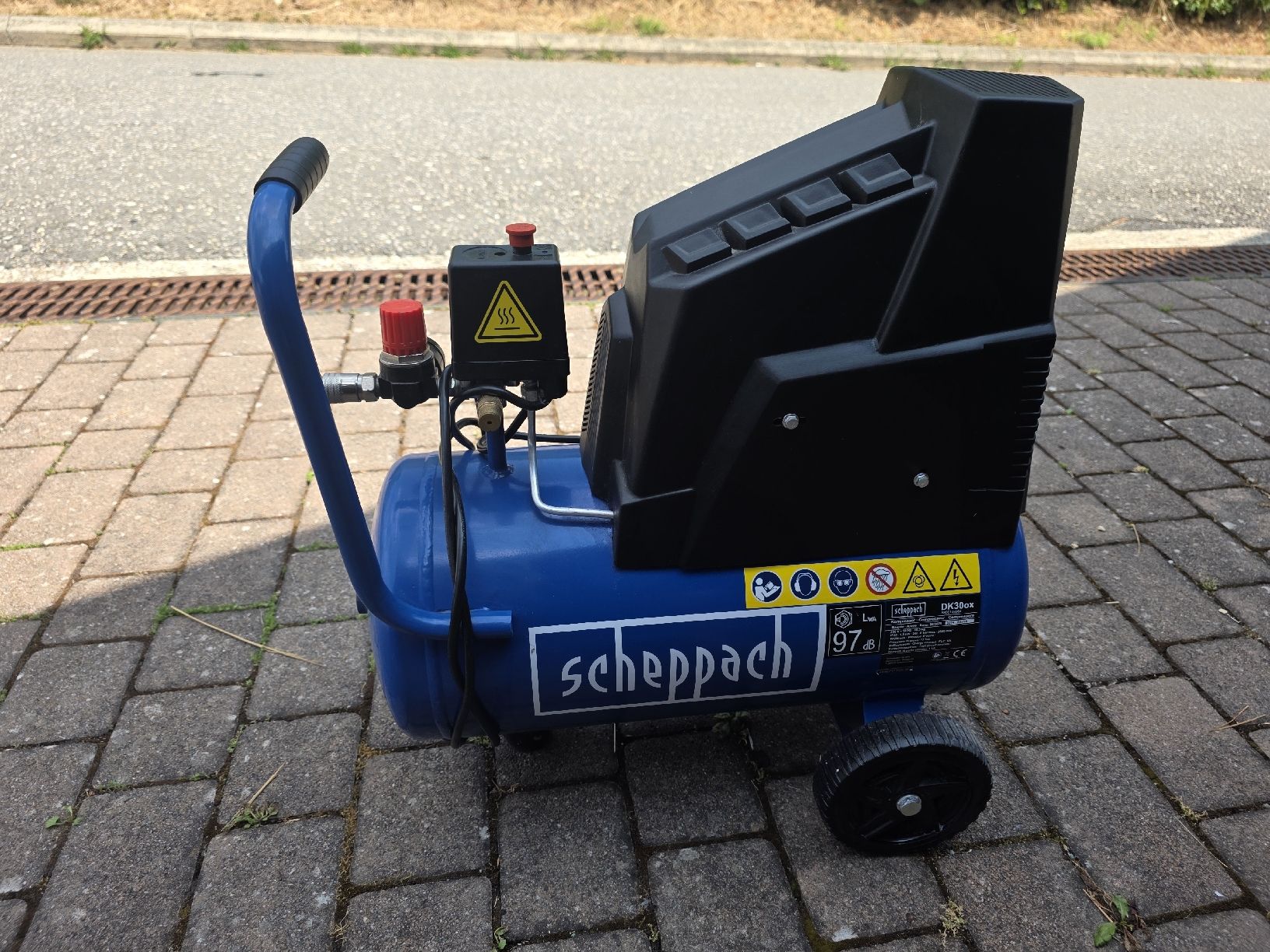 Scheppach Compressori: Compresseur Scheppach DK30ox 24L 1.5CV 200L/min  – Usato da Carrouge VD venduto da Bogdan95