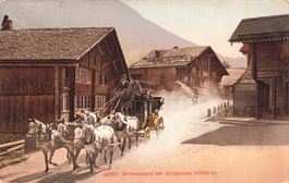 Guttannen (BE) – Grimselpost (1060 m) Postkutsche Sorgfalt