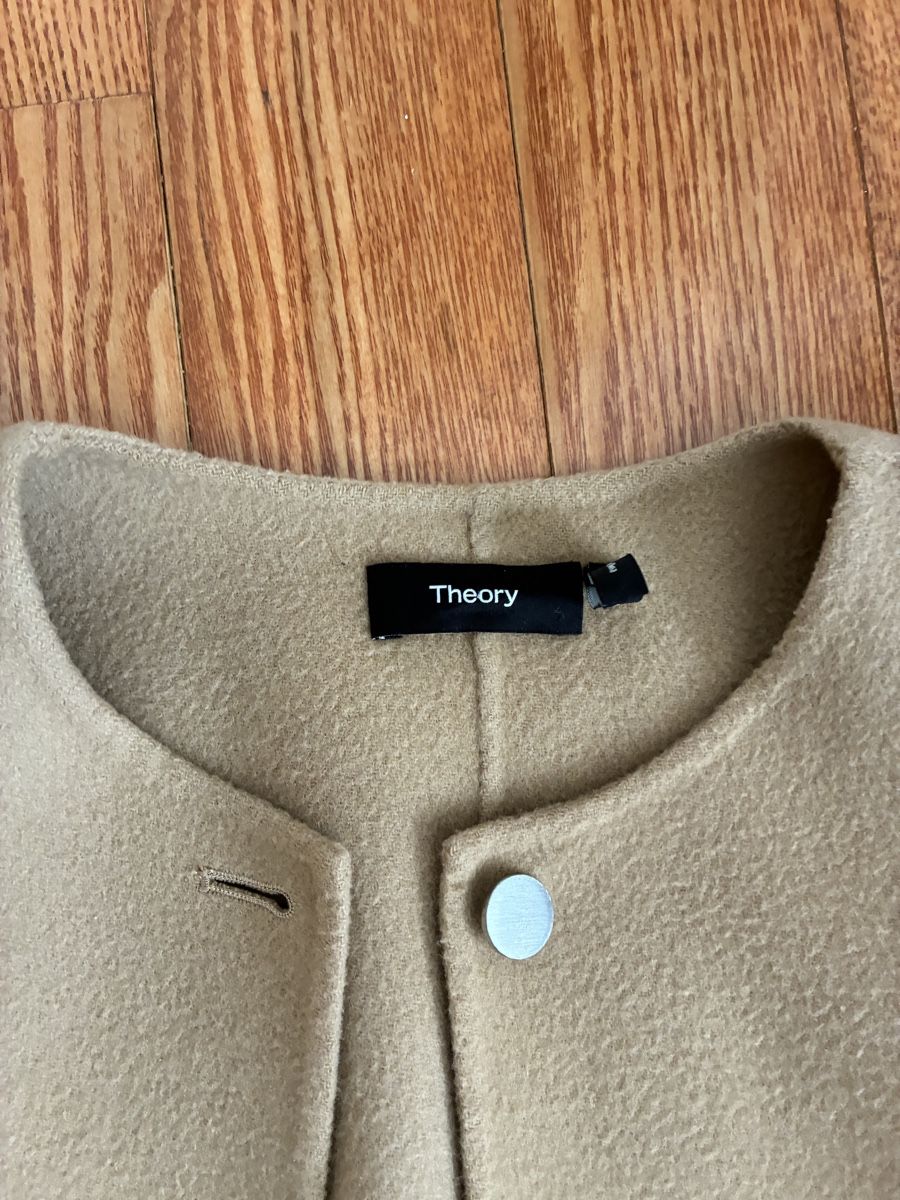 Theory Jacken: Theory New Divide Wool & Cashmere Crop Jacket – Gebraucht aus Münchenstein von B771 5