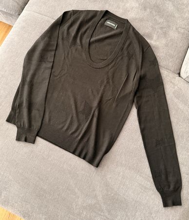 Zadig & Voltaire Pullover schwarz mit Sternmuster Gr M