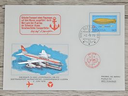 CL02 Enveloppe + Timbre Suisse 1975