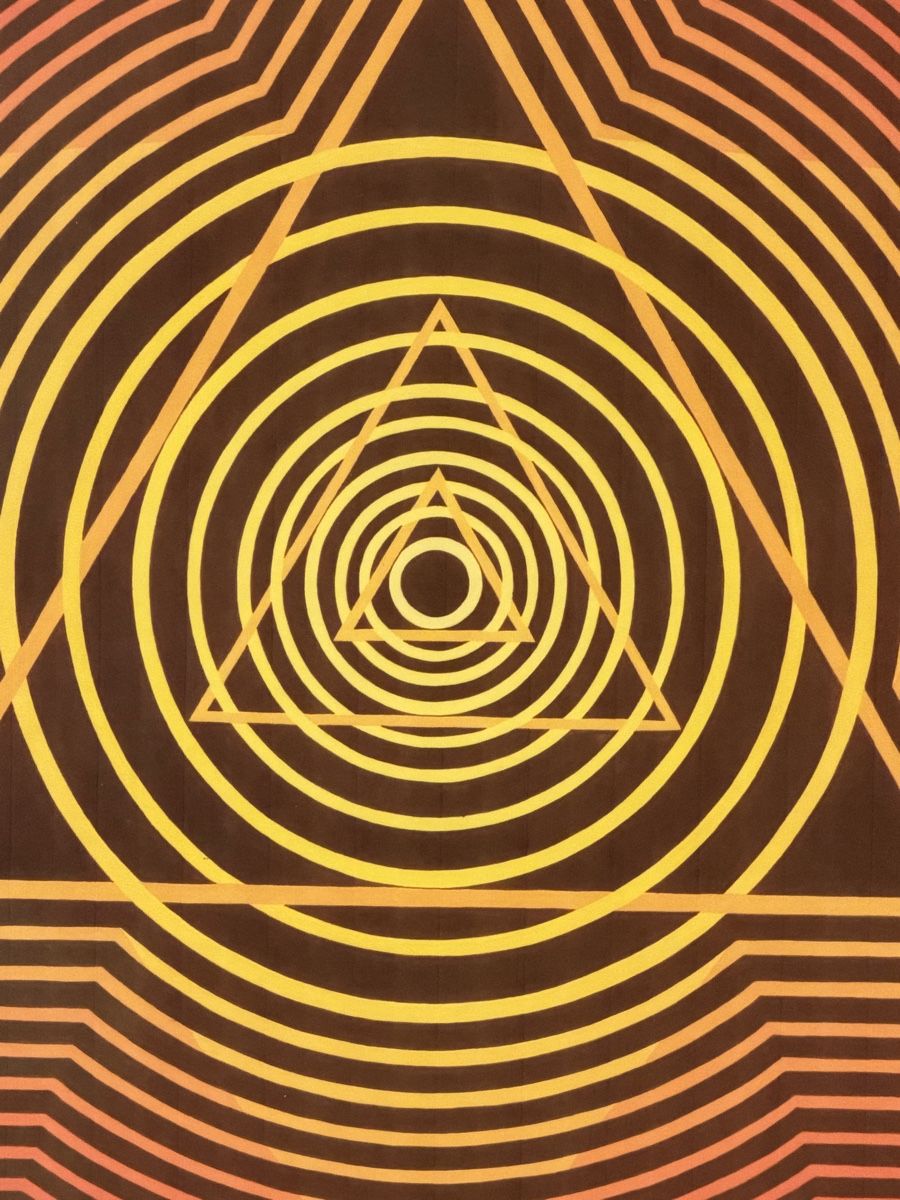 Foto & Immagini: Gerahmtes Druck Bild - Geometrisches Muster – Usato da Gunten venduto da starfish3 1