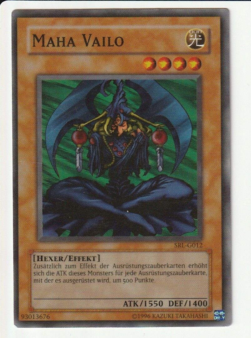 Yugioh Cartes à collectionner: Maha Vailo 2002 – D'occasion à Schattdorf par Fabian500