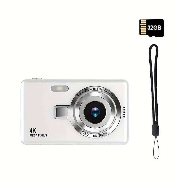 Fotocamera: Neue Digital Kamera mit Klappdisplay (weiss) – Nuovo e nell'imballaggio originale da Altenrhein venduto da marcow313 1