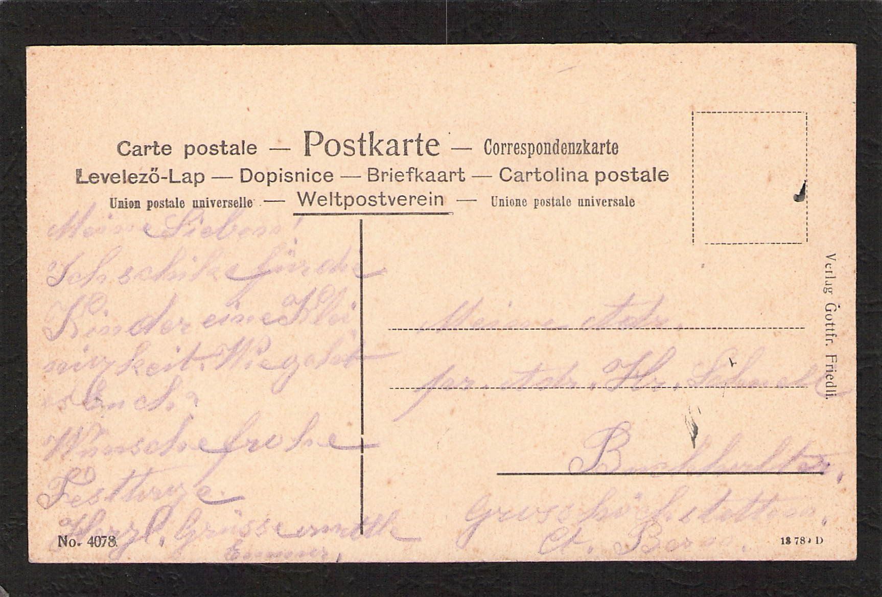Cartoline postali: Gruss aus Emmenmatt , Bahnhof – Usato da Reichenburg venduto da Pipo-67 1