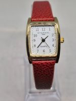 Vintage-Uhr „Eternal Love“, Damen, rotes Armband ❤️ ...