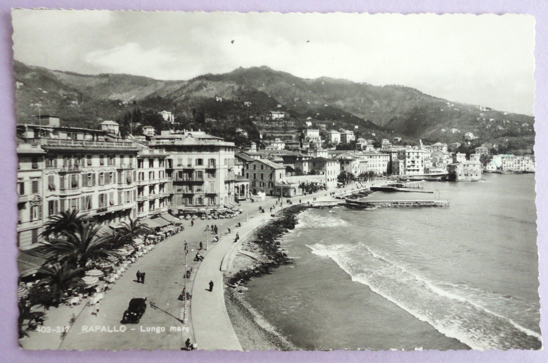 Cartoline postali: Rapallo - Lungo mare – Usato da Fétigny venduto da Billy2miny