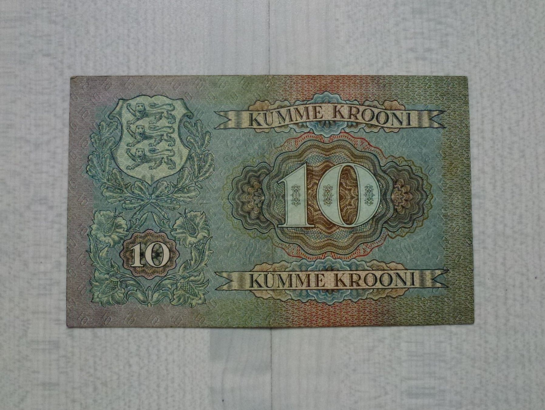 Banconote: Estland ++ 10 Kronen 1937 – Usato da Walkringen venduto da Casablanca777 1