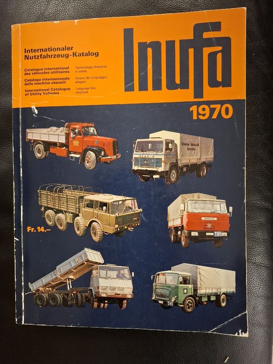 INUFA Nutzfahrzeuge Katalog 1970 (Gebraucht) in Riniken für CHF 6 – mit ...