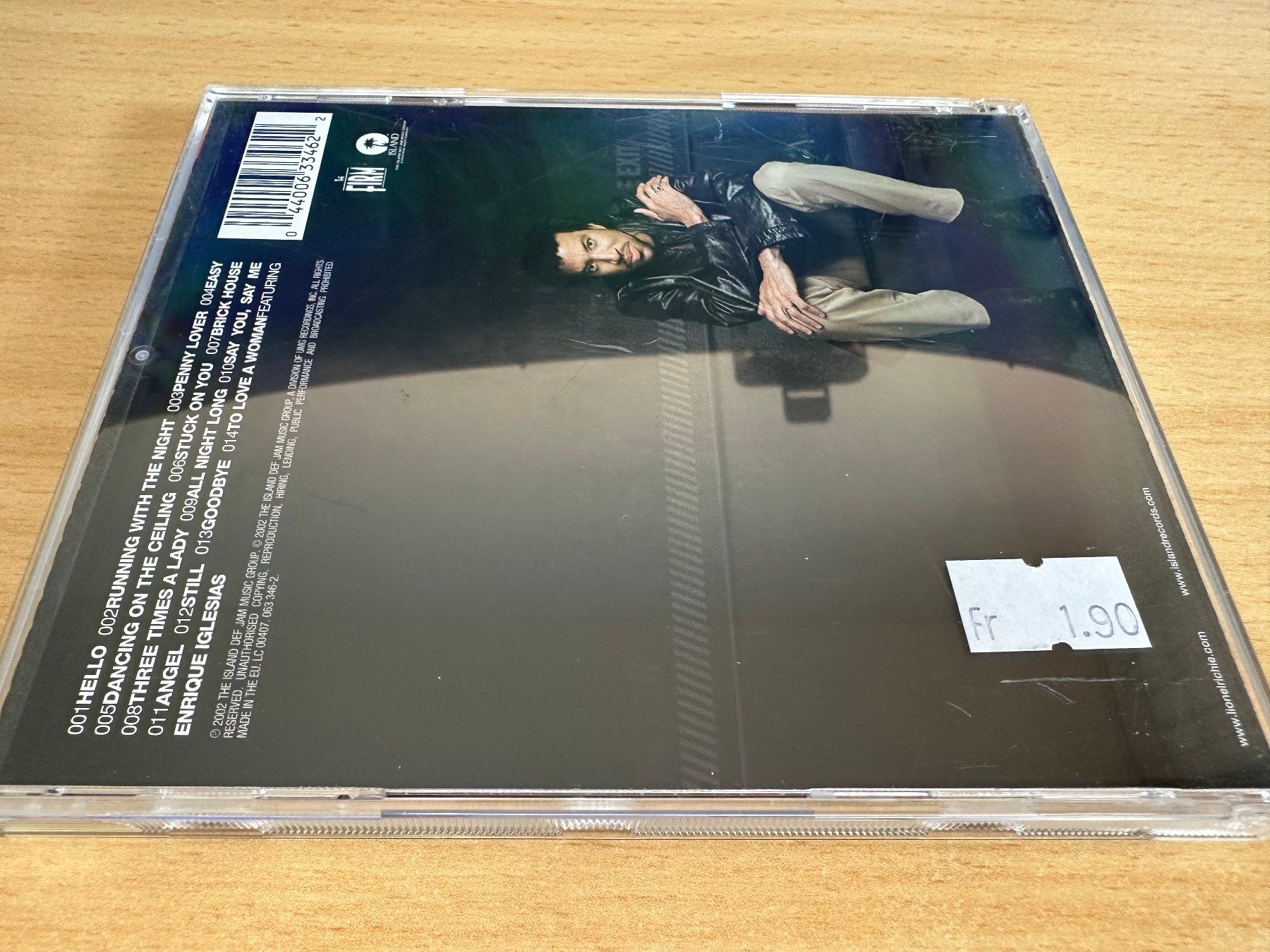 CD: Lionel Richie – Encore – Usato da Rikon im Tösstal venduto da Alpenmutz 1