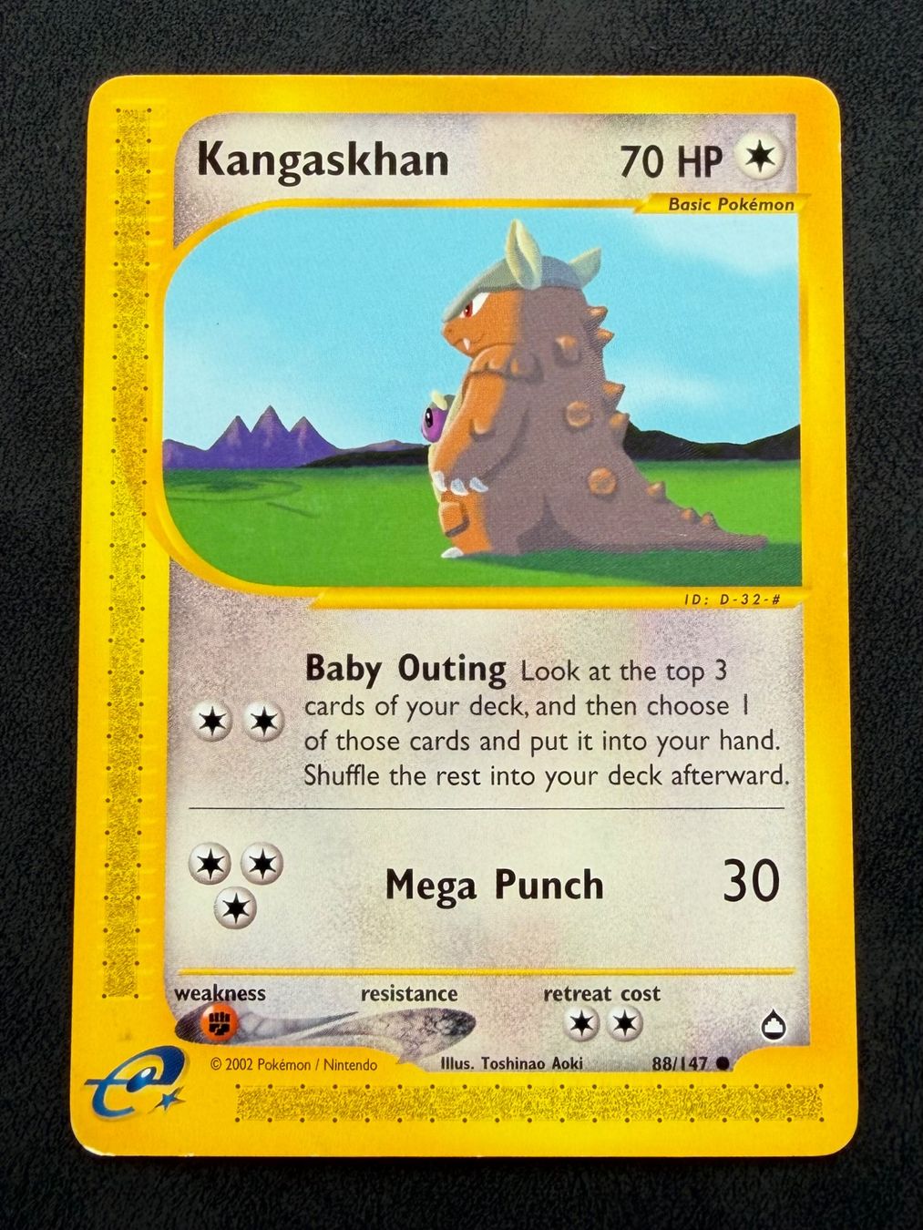 Pokémon Sammelbilder & Trading cards: Kangaskhan 88/147 | Aquapolis | EN – Gebraucht aus Aarau von fgr15