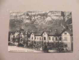 Karte Wallenstadt Walenstadt SG Krankenhaus Spital Jahr 1912