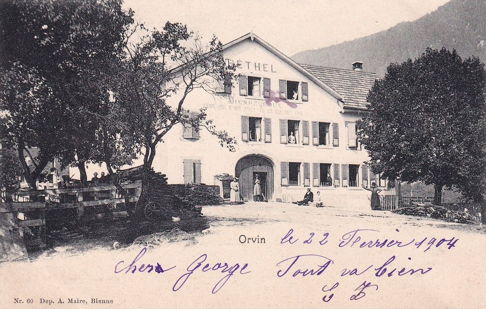 Orvin BE - Haus BETHEL Animée Um 1904 | Kaufen Auf Ricardo