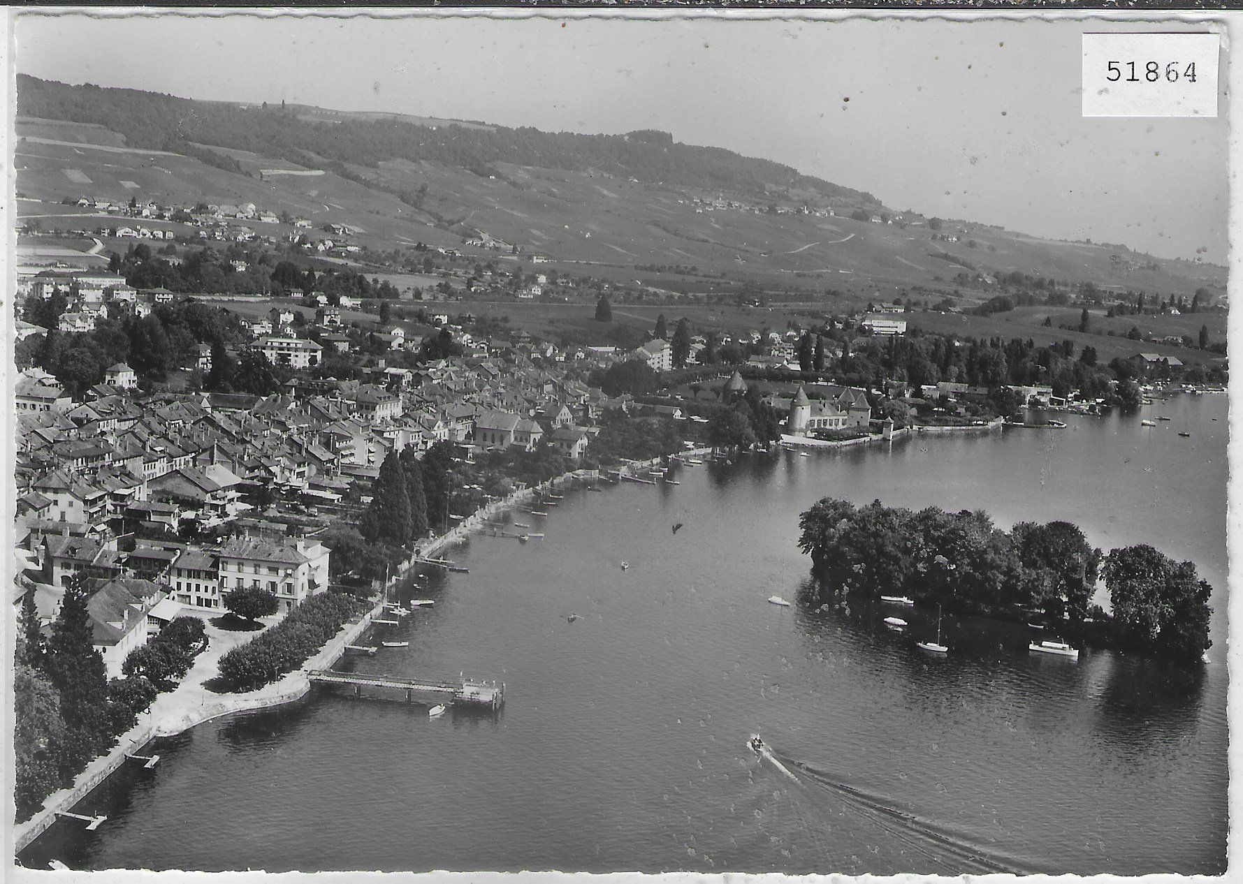 Cartoline postali: En Avion au-dessus de Rolle – Usato da Ettingen venduto da Kartenplanet