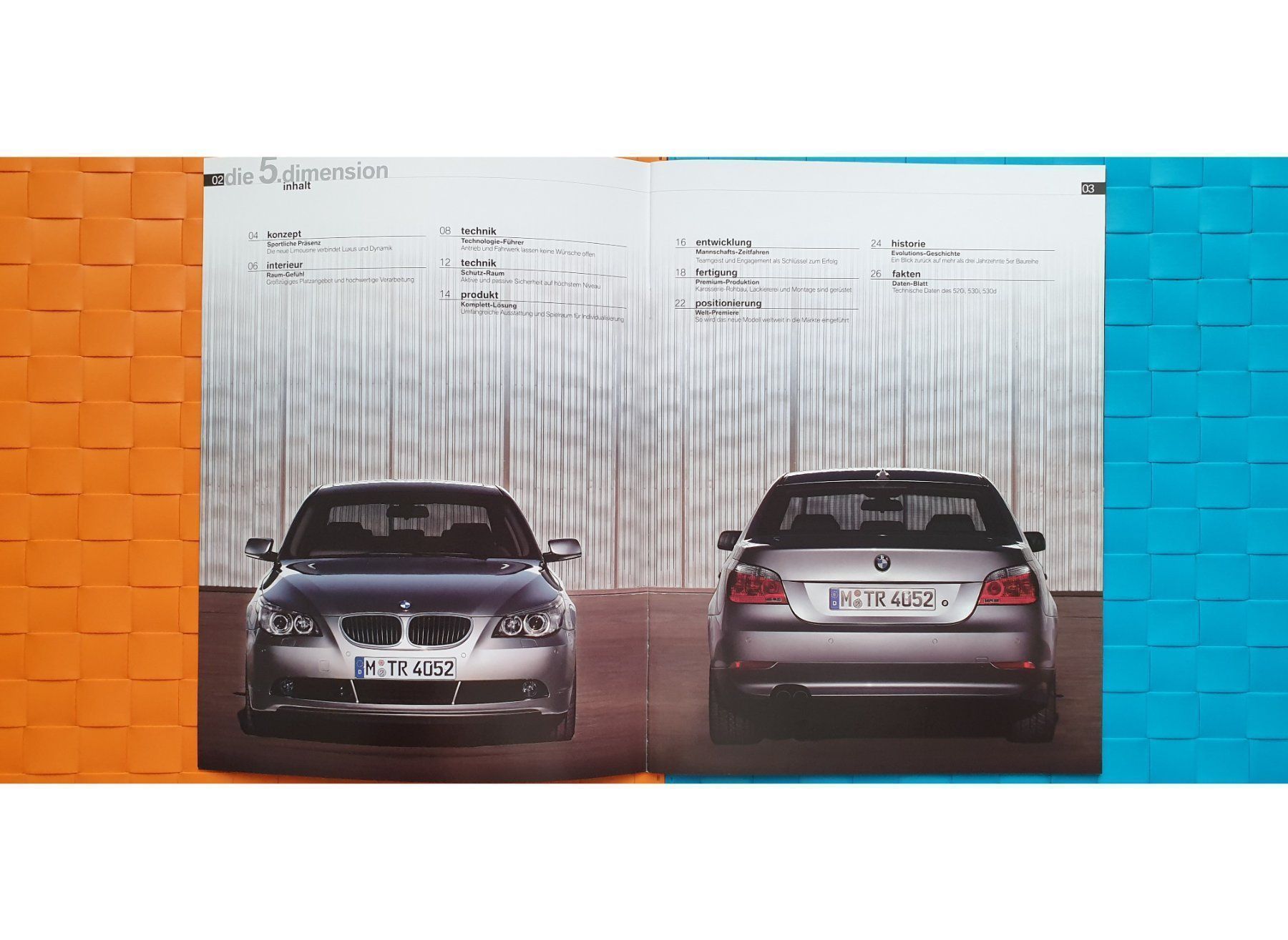 Riviste & Magazine: BMW 5er E60 - Pressemappe / Press-Kit / Prospekt / Konvolut – Usato da Viganello venduto da CARLiteratur 5