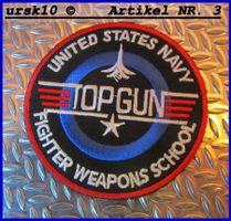 NEUER  TOP GUN Fliegerschule Patch
