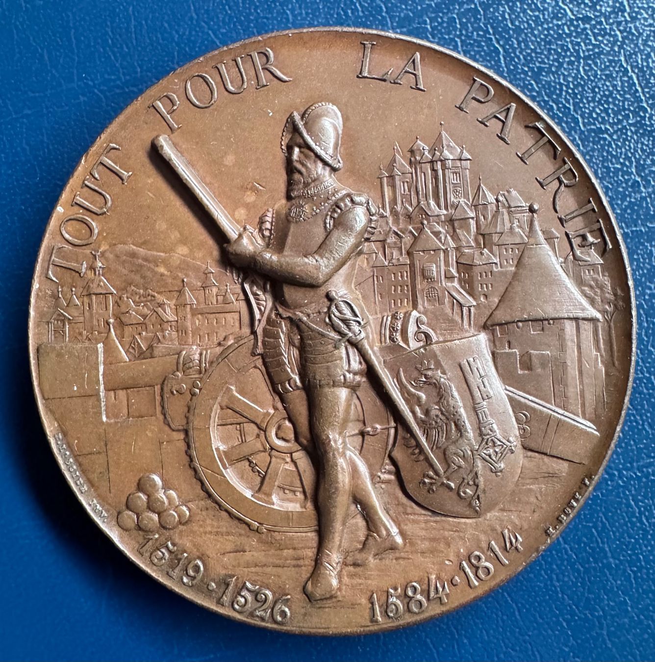 Medaillen: Medaille 1887 Eidgenossenschaft Genf – Gebraucht aus Ebikon von Dmasterx