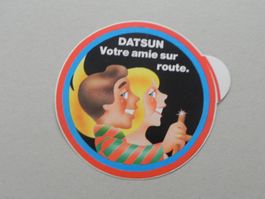 Abziehbild Kleber ca. 1980 Japan Auto Marke Datsun