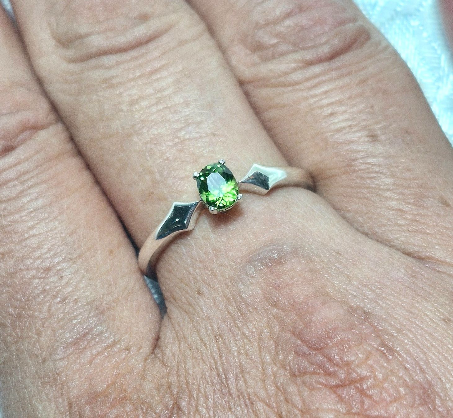Anelli: Turmalin Ring inkl. Ringgössen anpassung – Nuovo e nell'imballaggio originale da Zürich venduto da GOS08 7