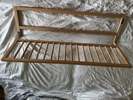 Bettgitter 115 cm natur
