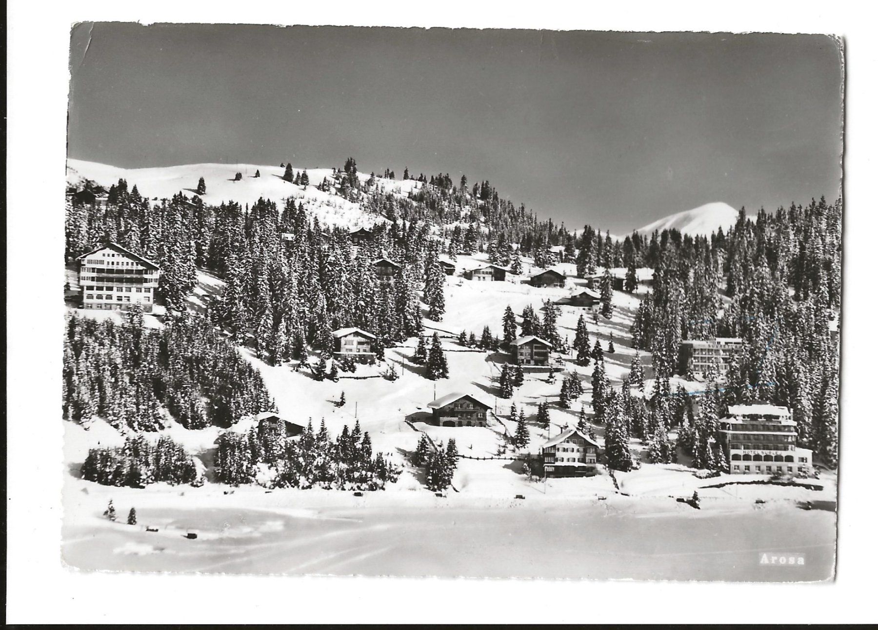 Cartoline postali: AK 1959 Arosa im Winter – Usato da Greifensee venduto da 315WDO