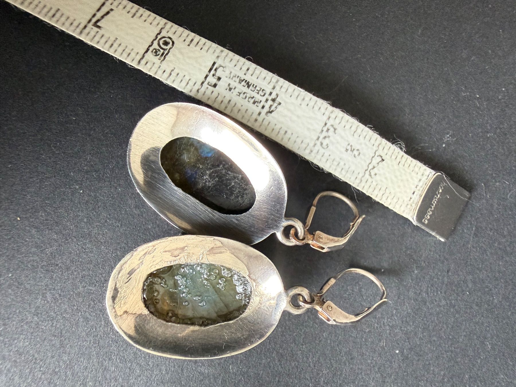 Boucles d'oreille: Silber Ohrringe mit Labradorit 925 – D'occasion à Spiegel b. Bern par Rogger72 6