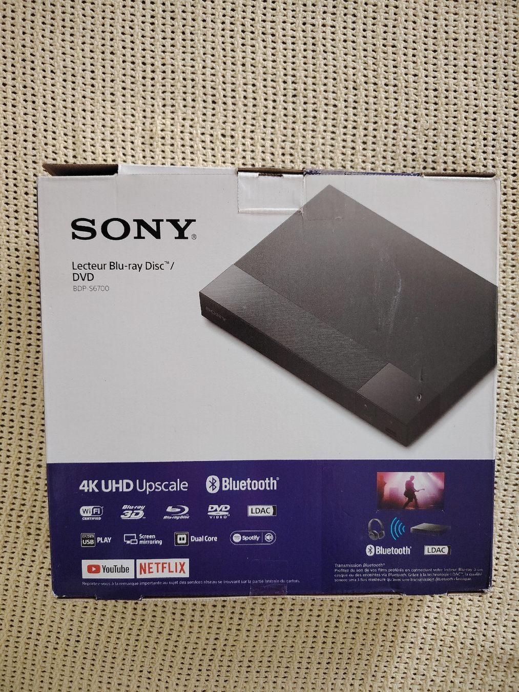 Sony Sistemi audio & multimediali: Sony Blu-ray Disc Player black NEU – Nuovo (secondo la descrizione) da Langenthal venduto da nel_yth6 1