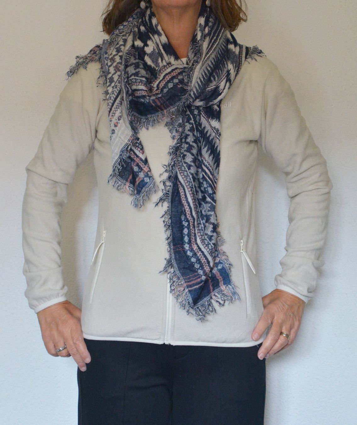 Foulard & Sciarpe: doubleface Schal mit Muster – Usato da Niederhasli venduto da littledrop 2