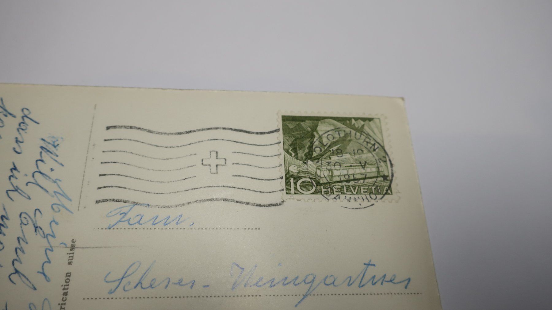 Cartes postales: Solothurn St. Ursenkathedrale  1957 – D'occasion à Cormoret par Pascalll2001 4