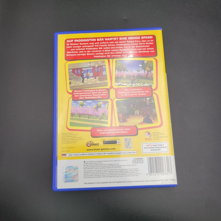 Jeu Paddington Bear Pour PlayStation 2 (PS2) - Version PAL Neuve Sous Blister