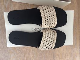 St. Agni Macrame Mesh Slides 37