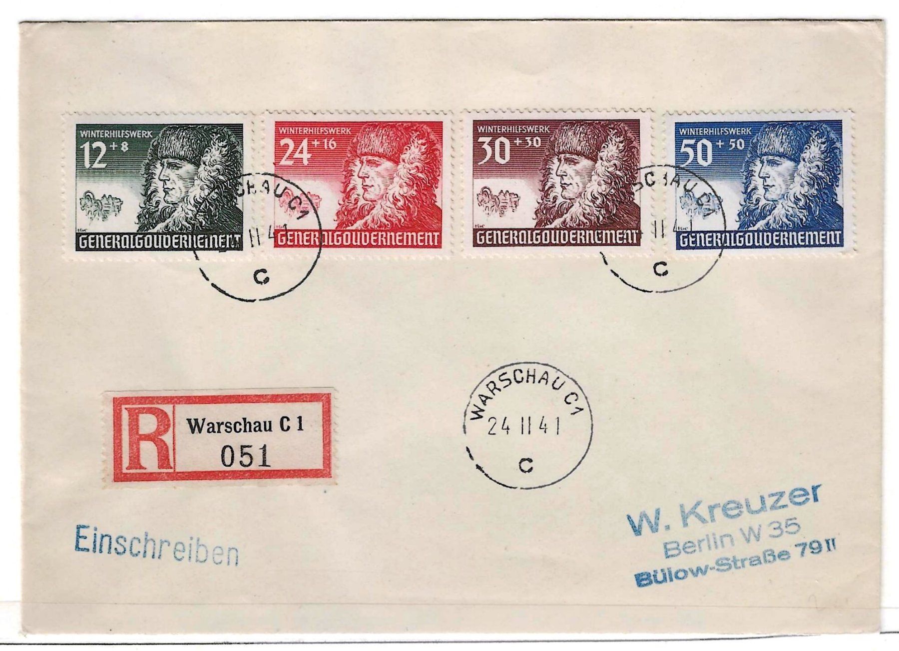 Alle Briefmarken: Sammlung  Generalgouvernement 1939/1940 – Neu (gemäss Beschreibung) aus Gümligen von Geniusbuy 5