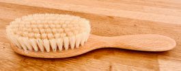 Haarbürste - Baby weiche Naturborsten Ziegenhaar