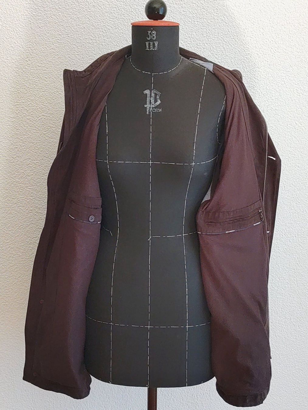 C&A Giacche: braune Herren- Jacke, Gr. 48 – Usato da Strengelbach venduto da Phorensic_30 3