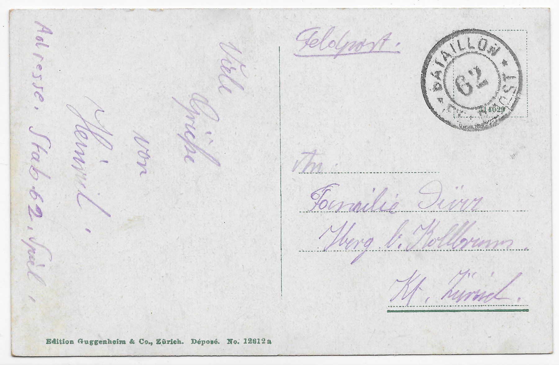 Cartoline postali: Ansicht von Löhningen / Feldpost – Usato da Hefenhofen venduto da Richsalz 1