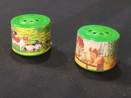 Elektronische Tierstimmen, Katze und Güggel