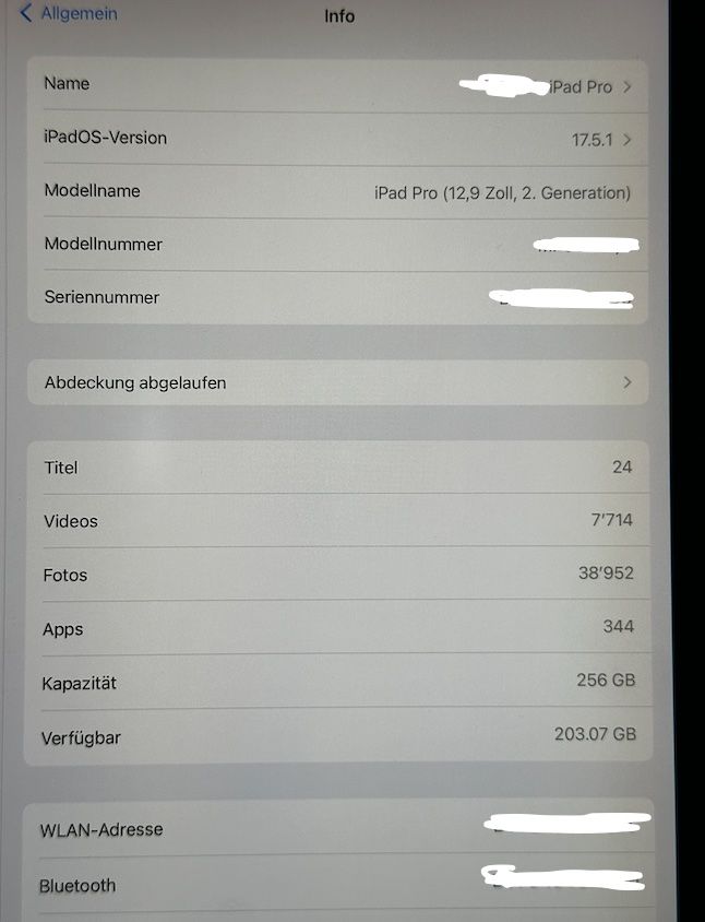 Apple Tablet PC: iPad Pro 12.9" 2. Gen – Neu (gemäss Beschreibung) aus Fahrweid von sacha.c 4