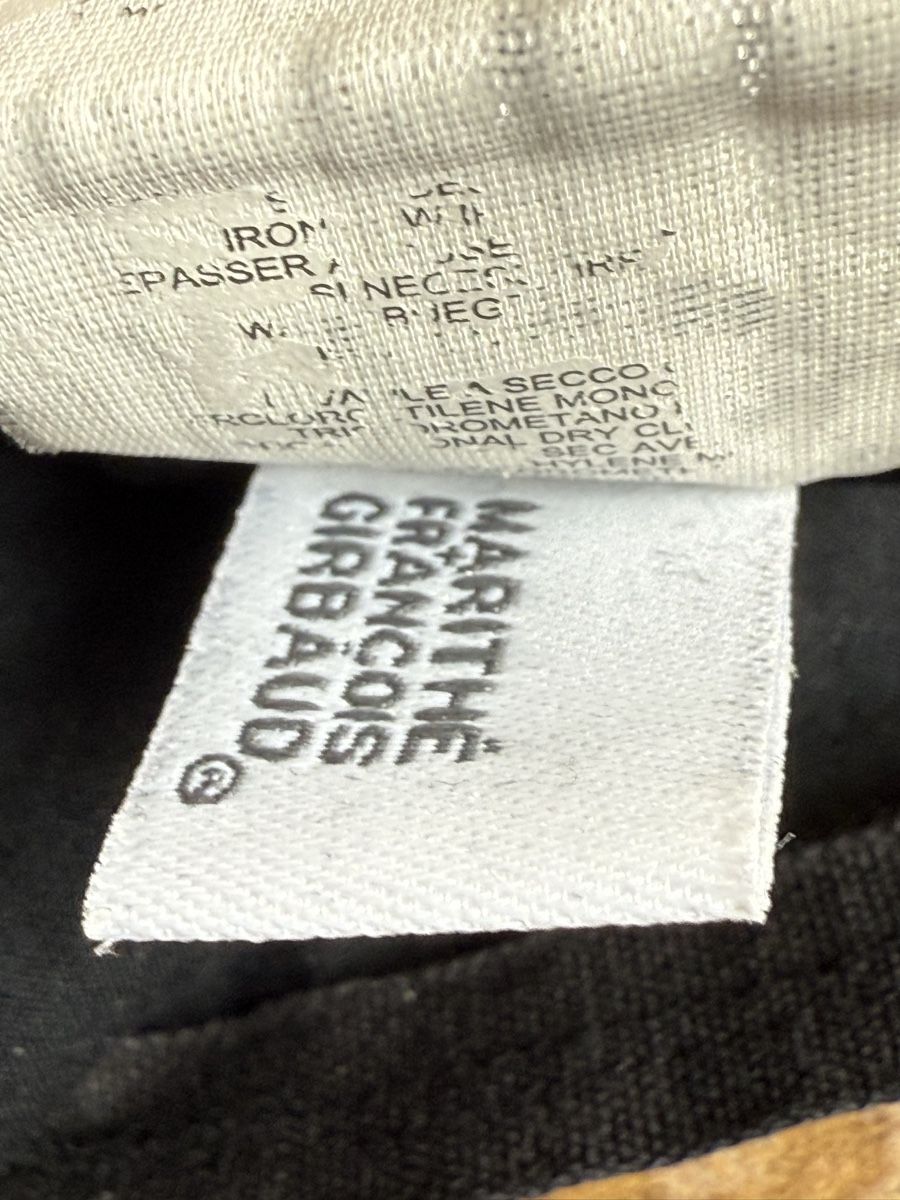 Camicette: Chemise noire col froncé Marithé François Girbaud,t.M – Usato da Tavannes venduto da Thriftshop 8