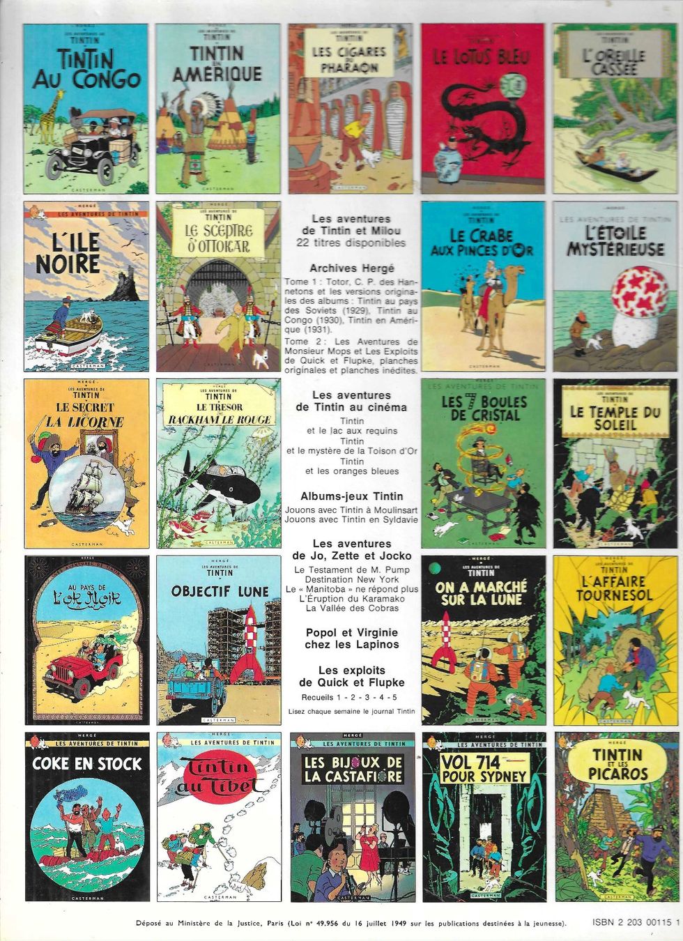 Fumetti: Tintin - Objectif lune - C3 environ 1966 – Usato da Savagnier venduto da Ne2065 1