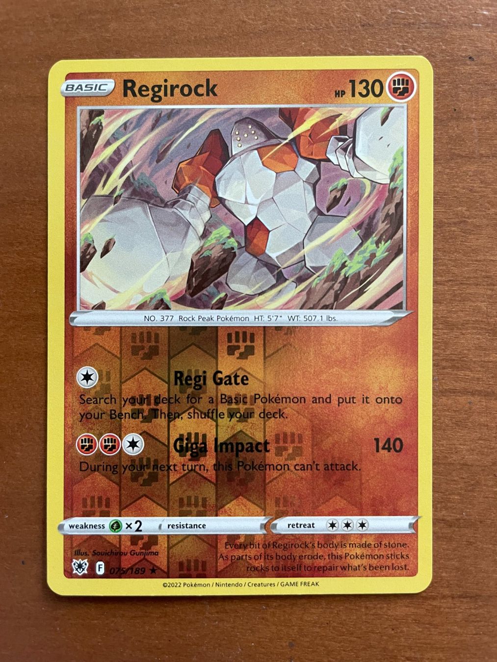 Pokémon Carte collezionabili: Pokemon Regirock Reverse (Versand gratis) – Nuovo (secondo la descrizione) da Chur venduto da Angerson