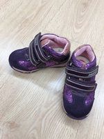 Neue Kinderschuhe lila mit Glitzer chicco Gr 22