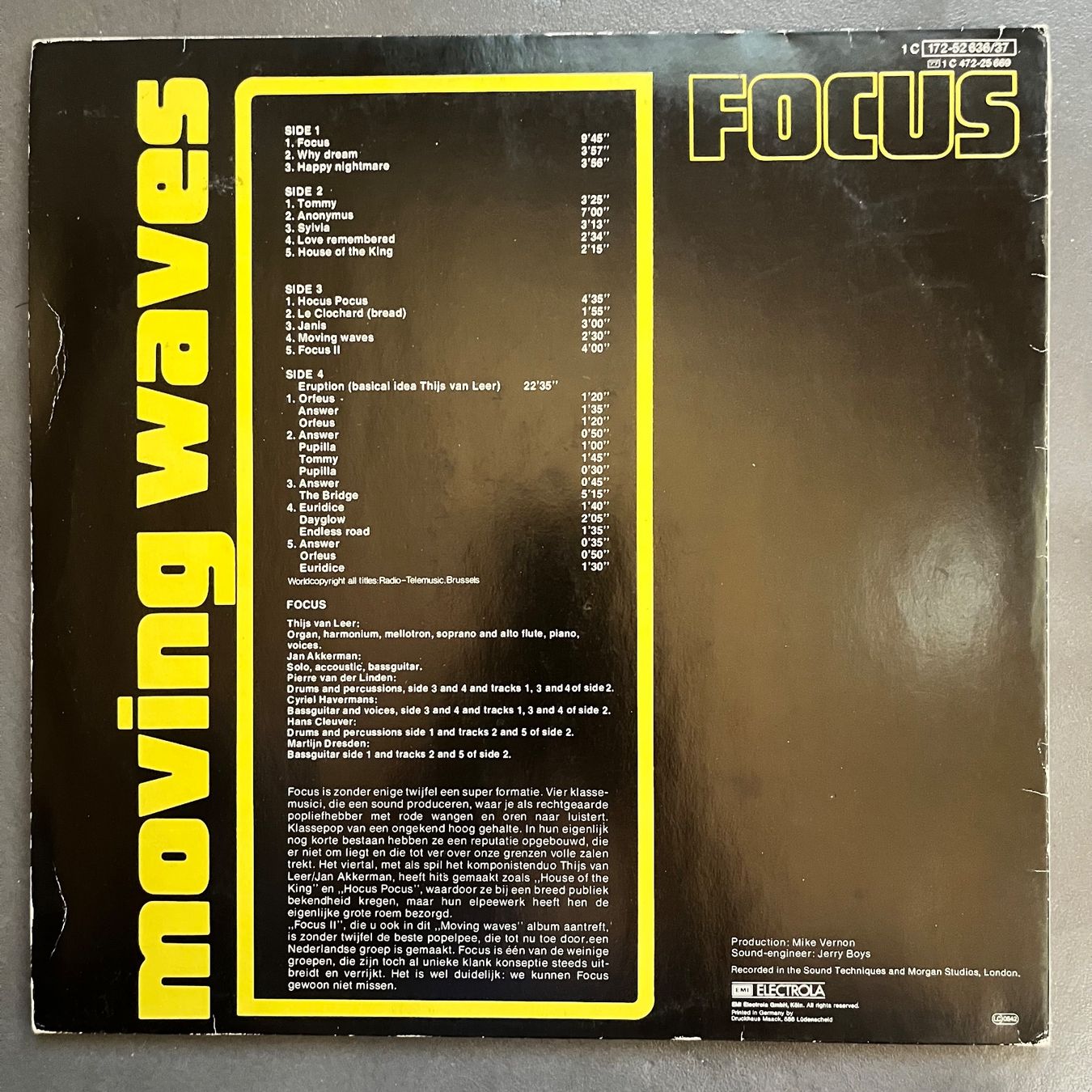 Schallplatten: Focus - moving waves - 2LP – Gebraucht aus dachsen von oheio 1