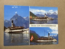 AK Schiff Vierwaldstättersee mehrbildrig
