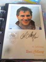 TONI MANG MOTO GP FAHRER  AUTOGRAMM A4 GALERIE DER PROMINENZ